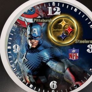 Steelers fan captain America